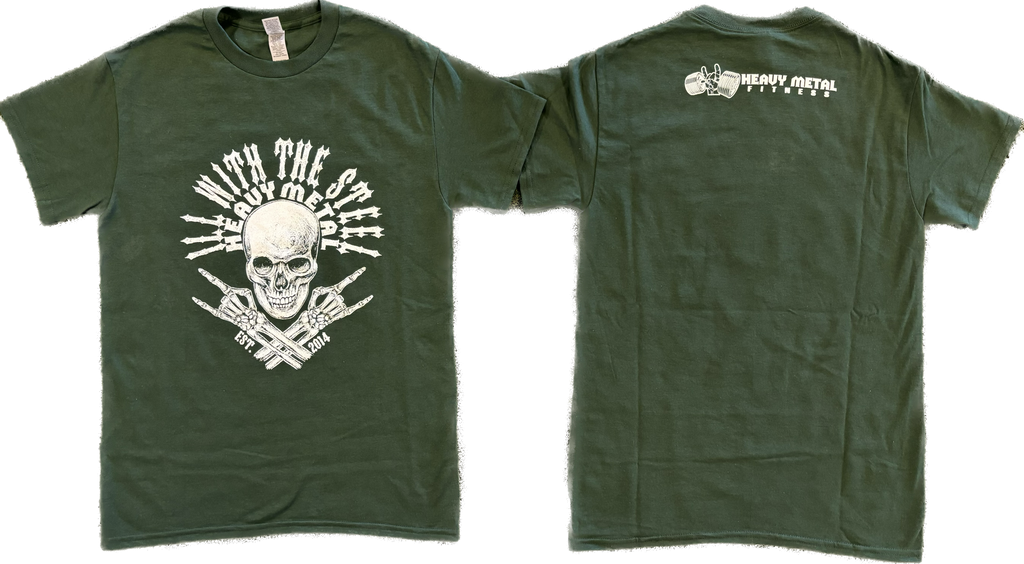 Hunter Green Skull